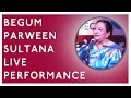 Begum parween sultana live performance  pandit bhimsen joshi music festival