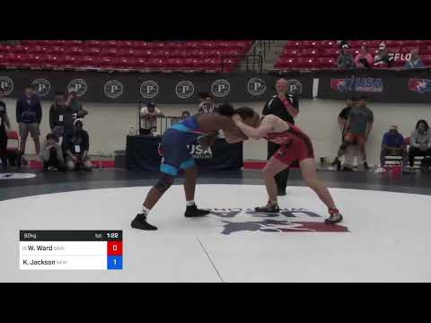 2024 U17 U.S. Open: William Ward vs Kaleb Jackson: 92 kg 5th Place Bout @usawrestling