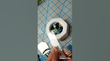 Microwave Kiln Dichroic Glass Pendant in Mold