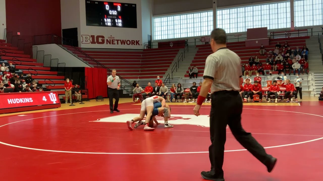 133 Palmer, Brayden v Hudkins, B. (Indiana) 02-20-22 L 3-5