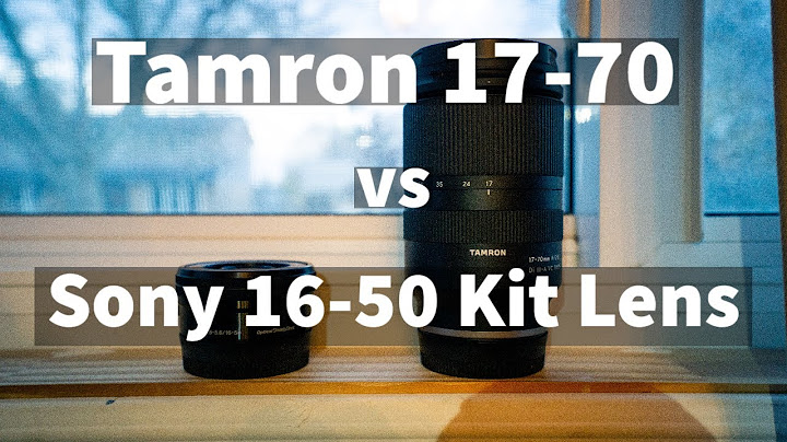So sánh kit lens sony 16-50 và 28-70