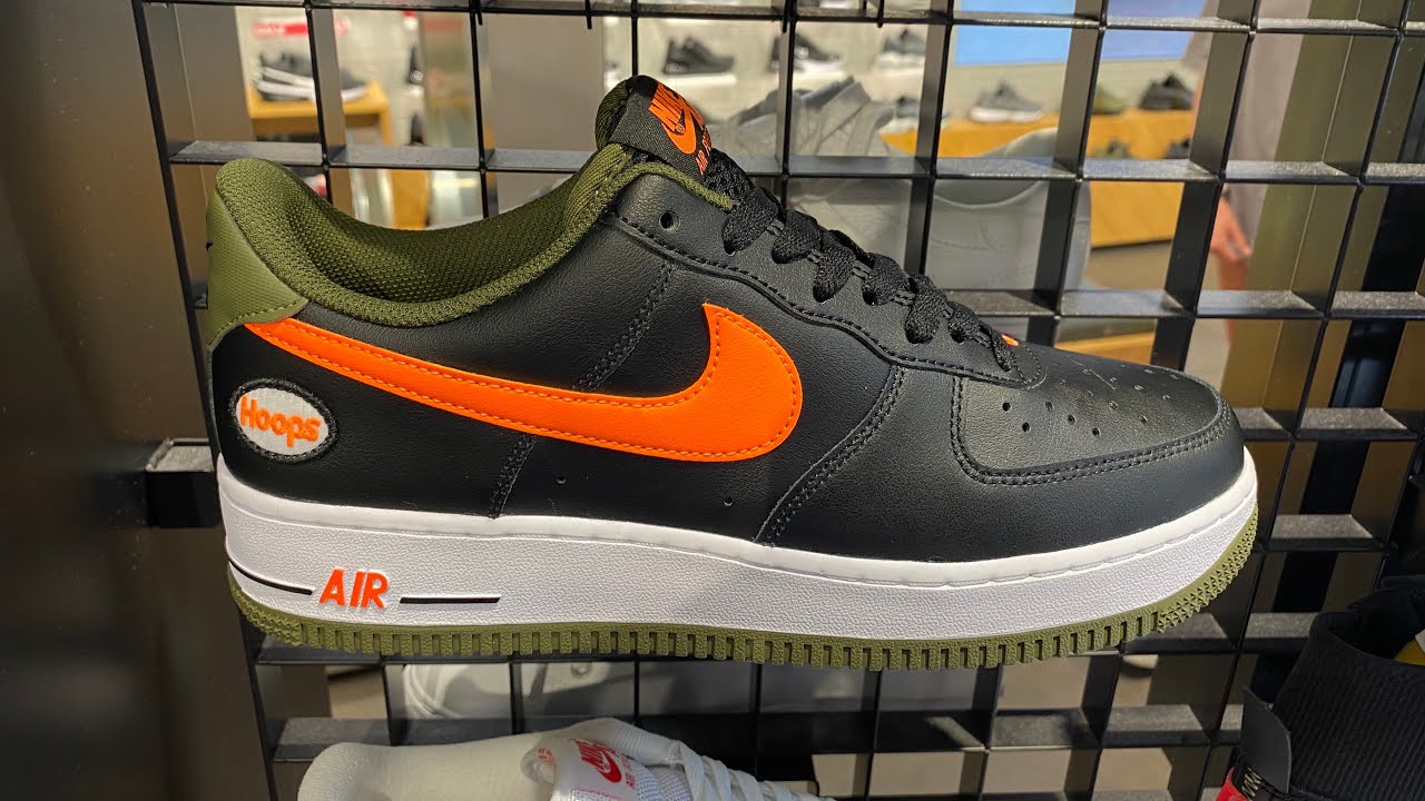 Nike Air Force 1 “Hoops” (Black/University Gold/Rough Green/White) - Style  Code: DH7440-001 