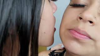 Girls Making Out #lesbian #kiss 