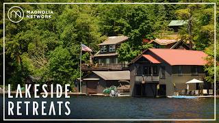 The Adirondack Boathouse: A Historic Lakeside Restoration | Lakeside Retreats