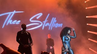 Megan Thee Stallion almost out of time but fans want more at the AT\&T Block Party in Houston, TX