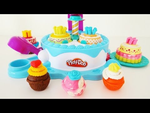 Play-Doh Sweet Shoppe Cake Makin' Station Unboxing - YouTube