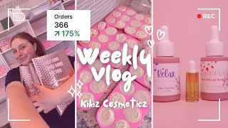 Week in my life ~ Lip gloss business owner! Making lip gloss, making soap, making lotion for launch!