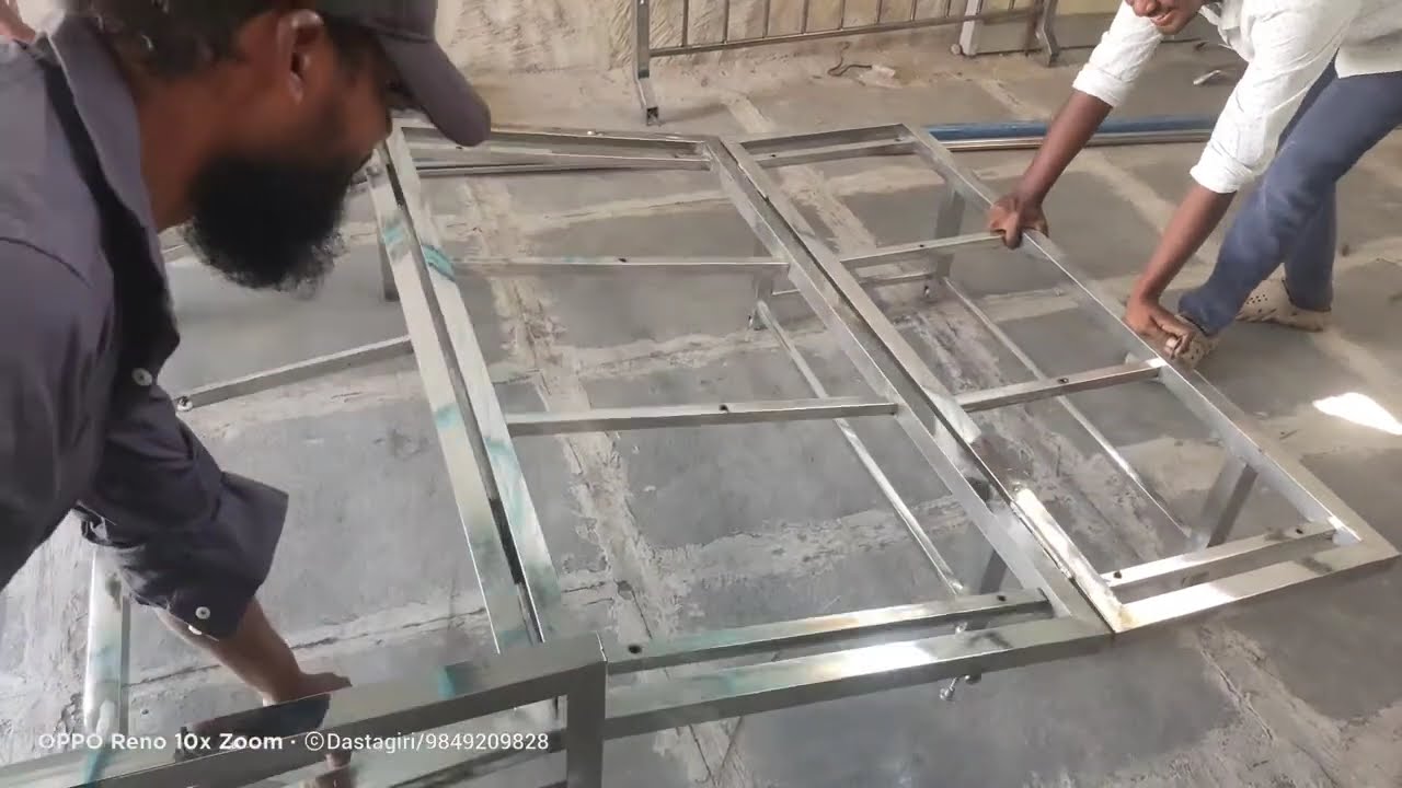 DIY Steel Sofa Cum Bed | Stylish & Space-Saving Furniture Build! | Sofa Cum Bed | SS Palang