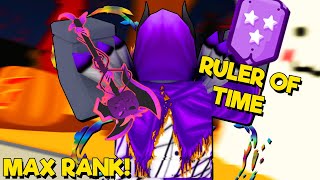 I Got The *MAX* RULER OF TIME Rank And It's OP... (ROBLOX SUPER POWER FIGHTING SIMULATOR)