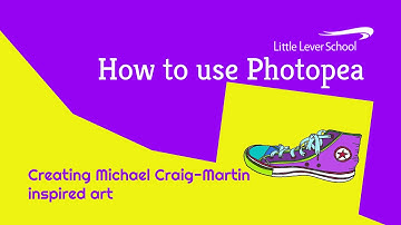 How to create Michael Craig-Martin inspired art using Photopea.