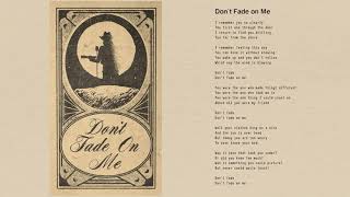 Tom Petty - Don't Fade On Me (Official Lyric Video)