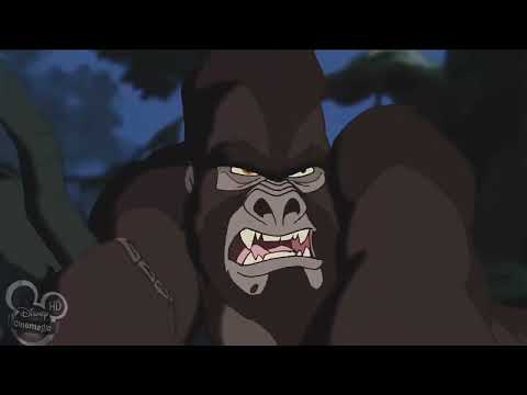 The Legend Of Tarzan (2001) - Kerchak VS. Tublat