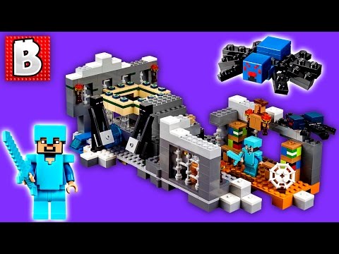 LEGO Minecraft The End Portal 21124 with Cave Spider! 