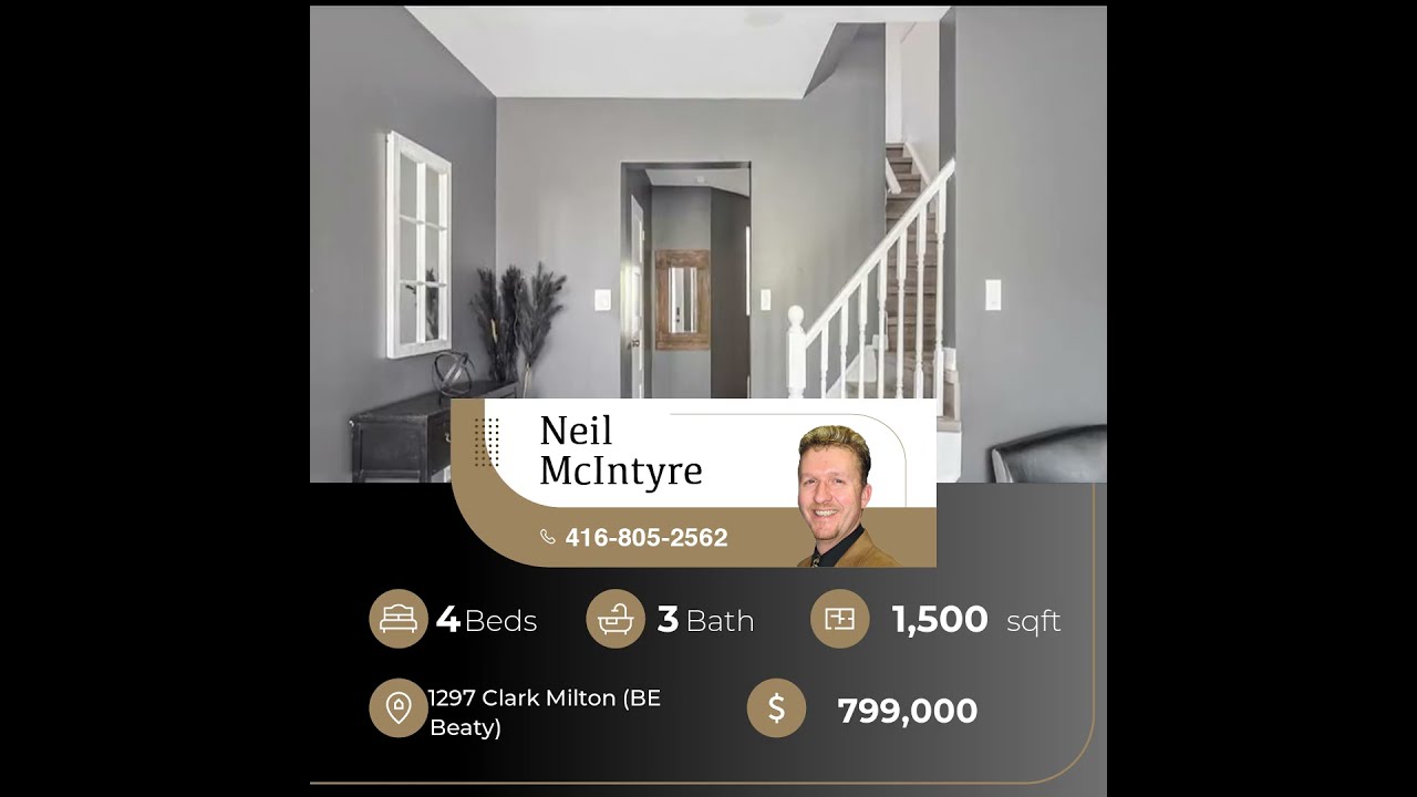 Check Out My New Listing Address 1297 Clark Milton BE Beaty Ontario L9T6L4