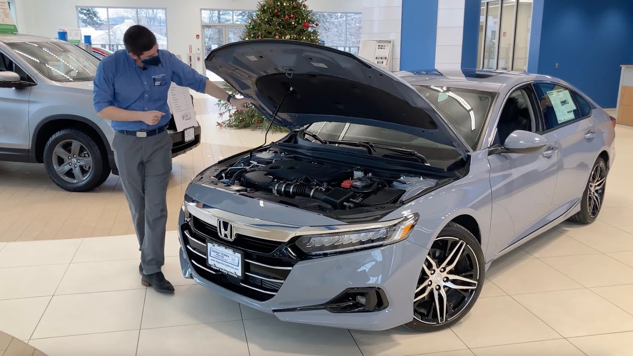 2022 Honda Accord Touring 2.0T Interior & Exterior Features | Review | Walk Around | Sonic Grey