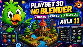 Organização de Cenas 3D no Blender com Python: Materiais e Nomes (Aula 11)