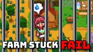 I FAILED The Stardew Valley Farm Stuck Challenge