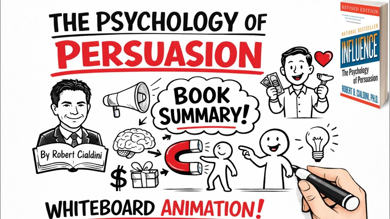 Influence by Robert Cialdini Explained | Psychology & Persuasion Animation