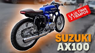 Hermosa Suzuki AX100 modificada