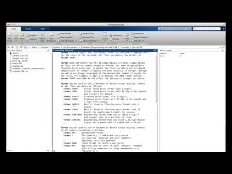 1.5 MATLAB Basics to Advance: The MATLAB Help  System (5/40)