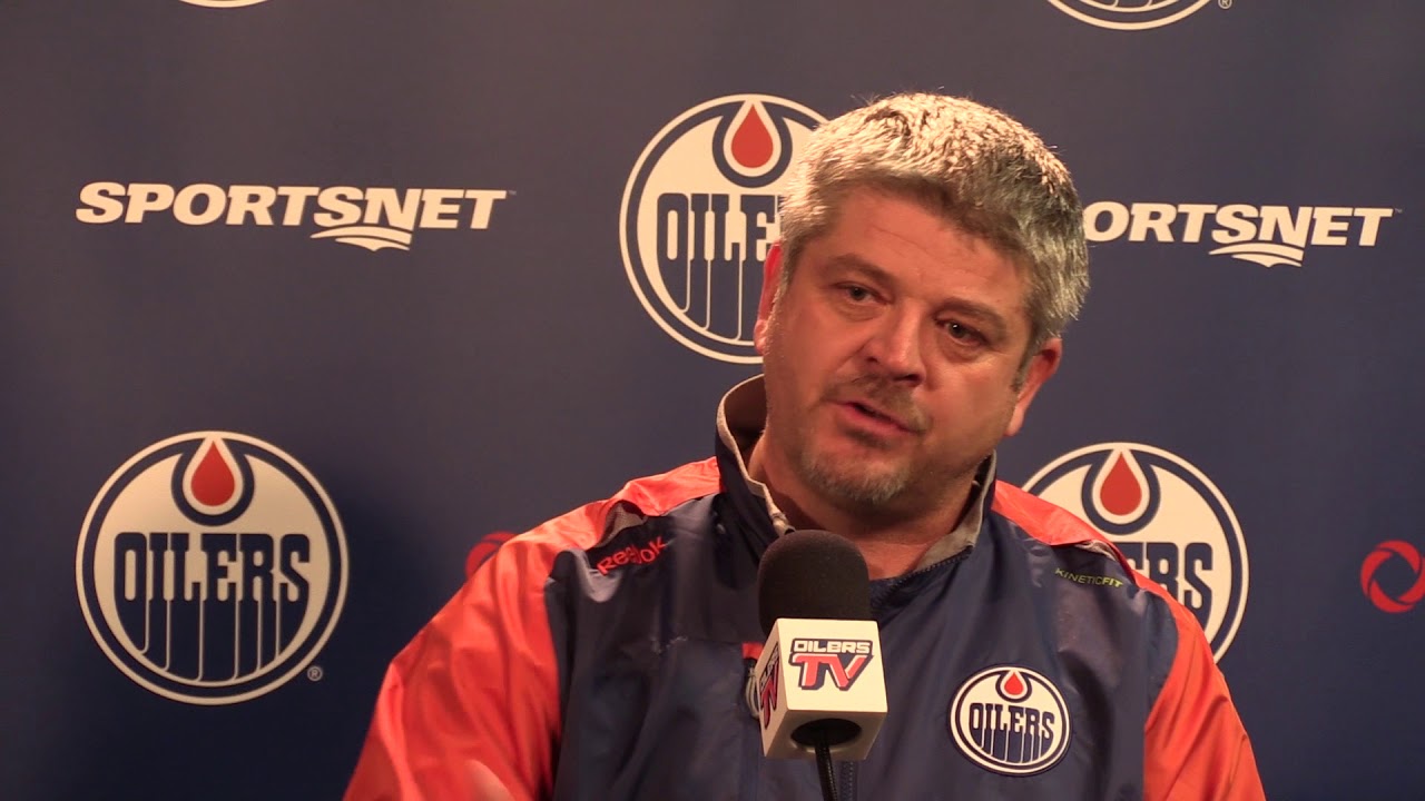 Edmonton Oilers Practice - YouTube