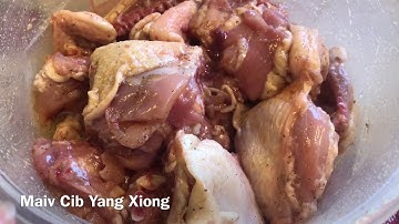 Kib nqaij qaib xyaws tauj dub qab heev 3/28/2018