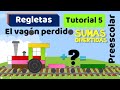 5. Aprende a realizar sumas con el vagón perdido usando Regletas Cuisenaire, Descargar actividades