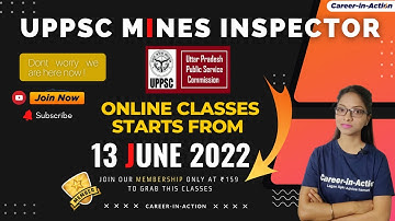 Uppsc Mines Inspector Batch 2022 Starts from 13 JUNE 2022 | get ready | By Shilpa Saroj #shorts