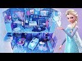 DIY Miniature Frozen Disney Dollhouse Bathroom, Bedroom Elsa Anna Part3 미니어쳐 돌하우스 겨울왕국