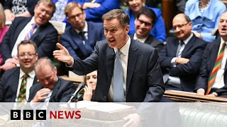 Budget: Jeremy Hunt cuts UK National Insurance and extends child benefit | BBC News