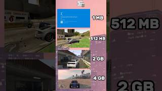 GTA 5 1MB vs 512MB vs 2GB vs 4GB VGA #gta5 #gtav #gta #gtavpc #gtapc