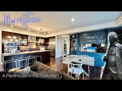 Morristown NJ and a PENTHOUSE in the SUBURBS | Open House New Jersey Tour | NYC Suburbs