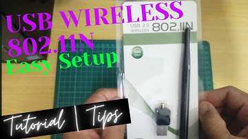 USB Wireless 802.11N Device  Easy Setup  Tutorial | Tips
