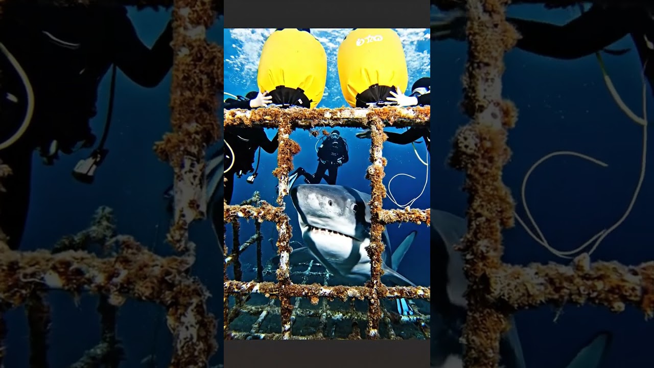 Breaking a Great White Shark Out of Prison! 🦈💥 