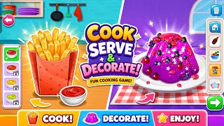Kitchen Set DIY Cooking Game🍨🍦🤤 -Best Satisfying Cooking Gameplay NEW😱😱😱Game Part 8 #cooking  screenshot 3