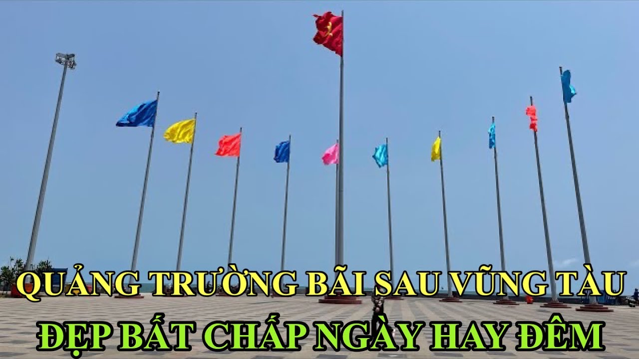 quảng trường vũng tàu New QUẢNG TRƯỜNG BÃI SAU VŨNG TÀU ĐẸP BẤT CHẤP NGÀY ĐÊM #DiDeYeu #DiscoverVietNam #Hot #News #KhámPhá