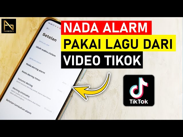 Cara Mengganti Nada Dering Alarm pakai Lagu dari TikTok | Oppo, Realme, Vivo, Xiaomi, Samsung, dll class=