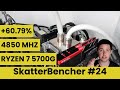 Ryzen 7 5700G Overclocked to 4850 MHz With PBO 2 Curve Optimizer | SkatterBencher #24