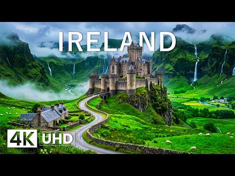Ireland 4K | Nature’s Masterpiece – Rugged Coastlines, Castles & Emerald Landscapes