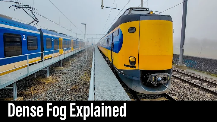 Train Cab Ride NL / Dense Fog Explained / Almere - Amsterdam / ICM Intercity / November 2022
