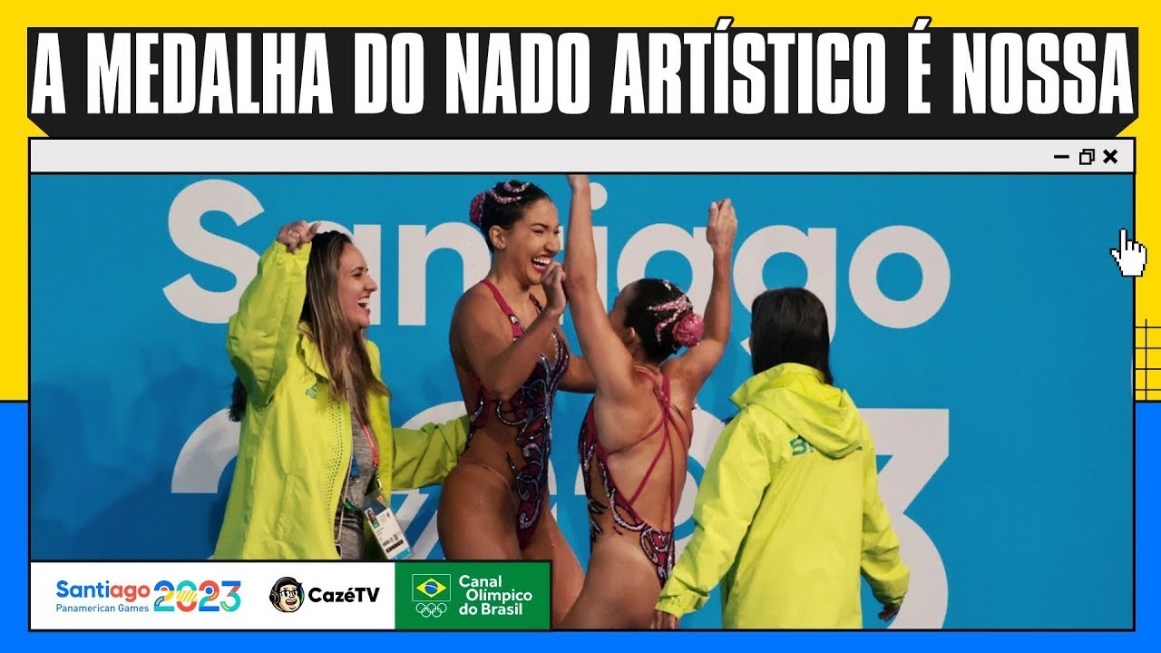 NOSSA DUPLA DE NADO ARTISTICO FOI GIGANTE E TROUXE A MEDALHA PARA CASA | PAN-AMERICANO NA CAZÉTV