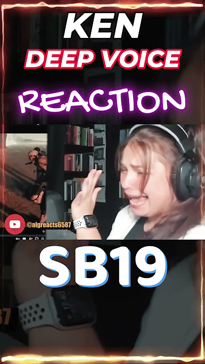 Ken Deep Voice reaction #shorts #sb19 #sb19_ken