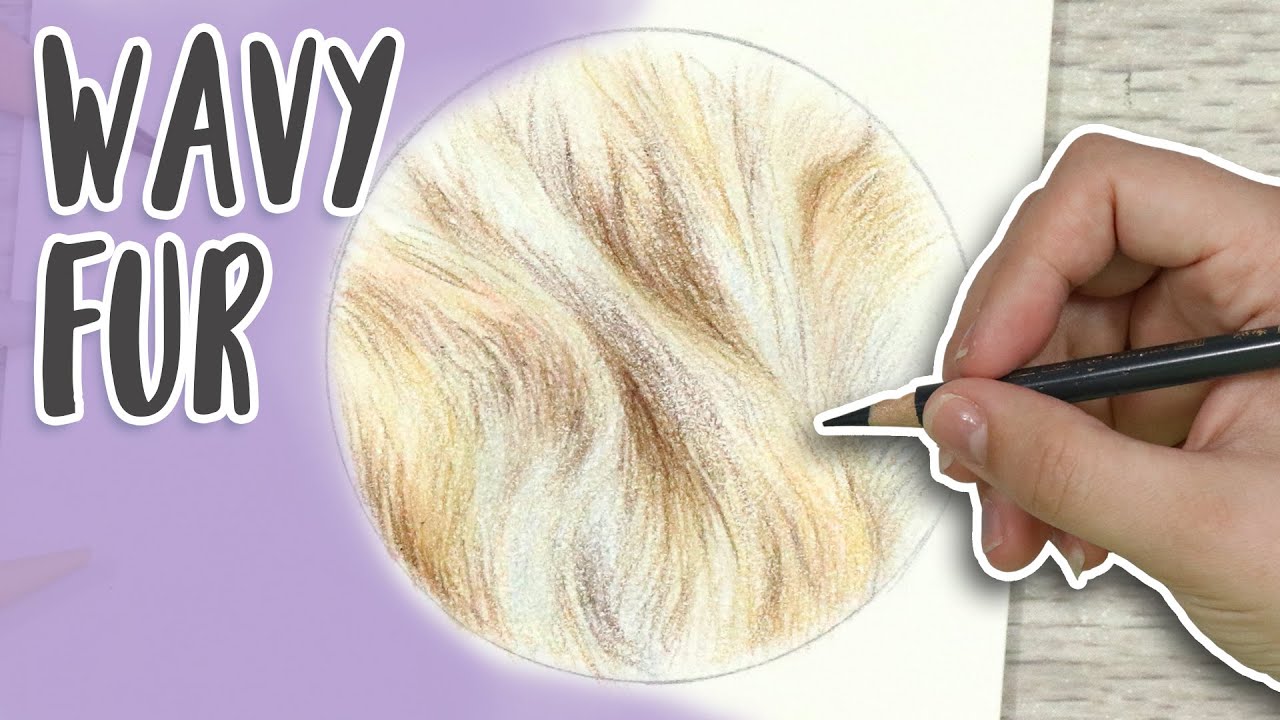 How To Draw WAVY FUR | Colored Pencil Drawing Tutorial ...