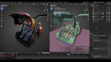 concept car quick modeling - vehicle 023 - part 6 - 4x timelapse