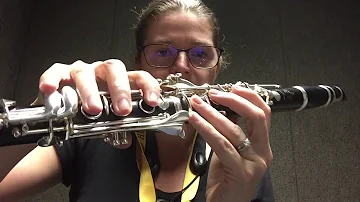 2 Octave F Major Scale on the Clarinet
