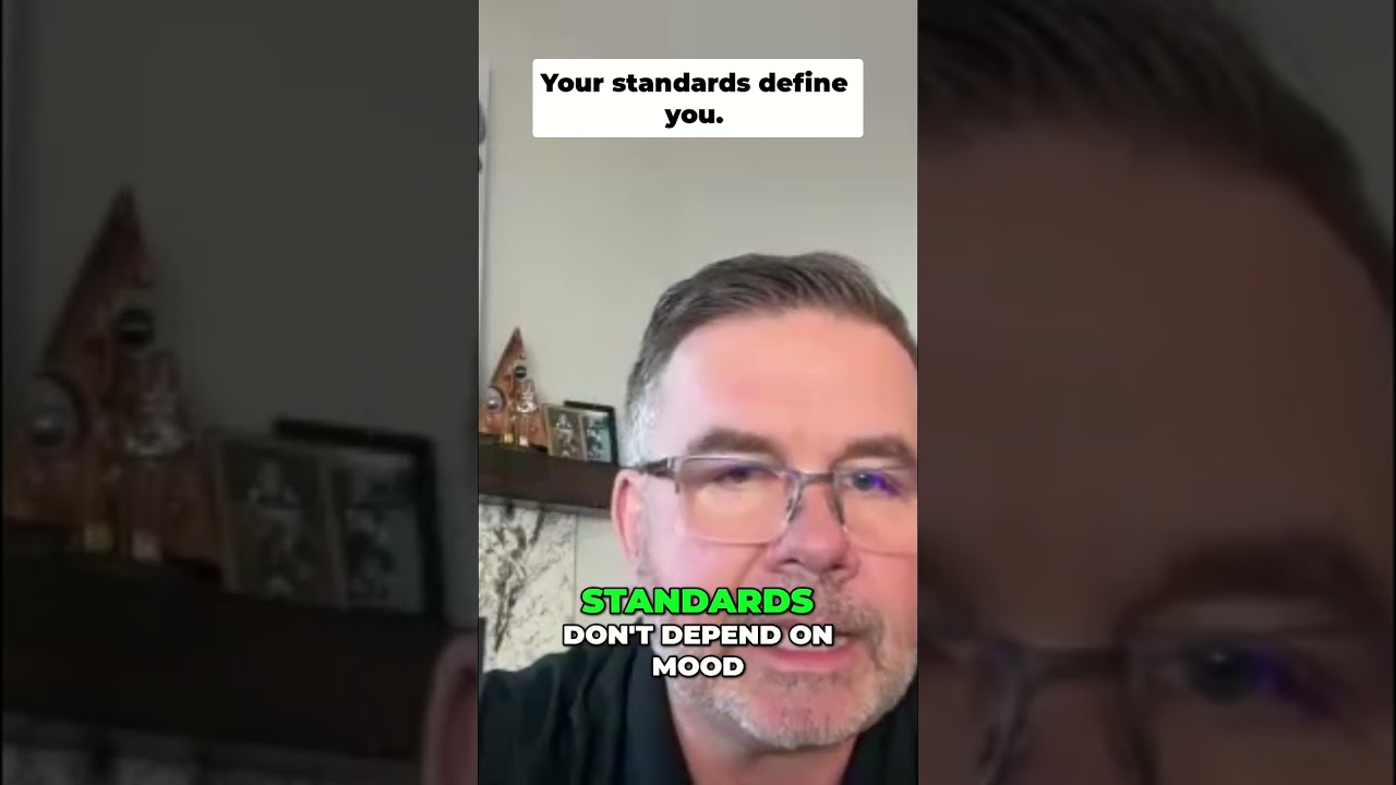 Stop Setting Goals, Start Defining Your Standards NOW! #shorts