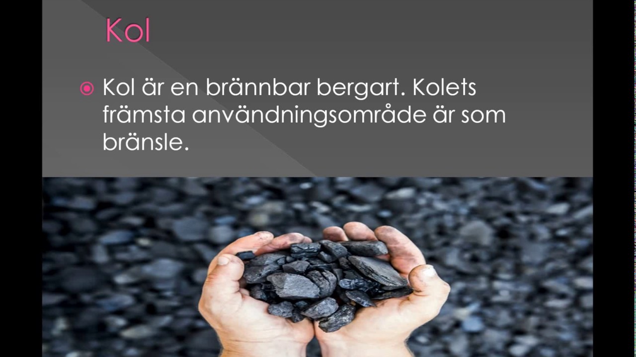 Fossila bränslen del 2 - Kol och naturgas - YouTube