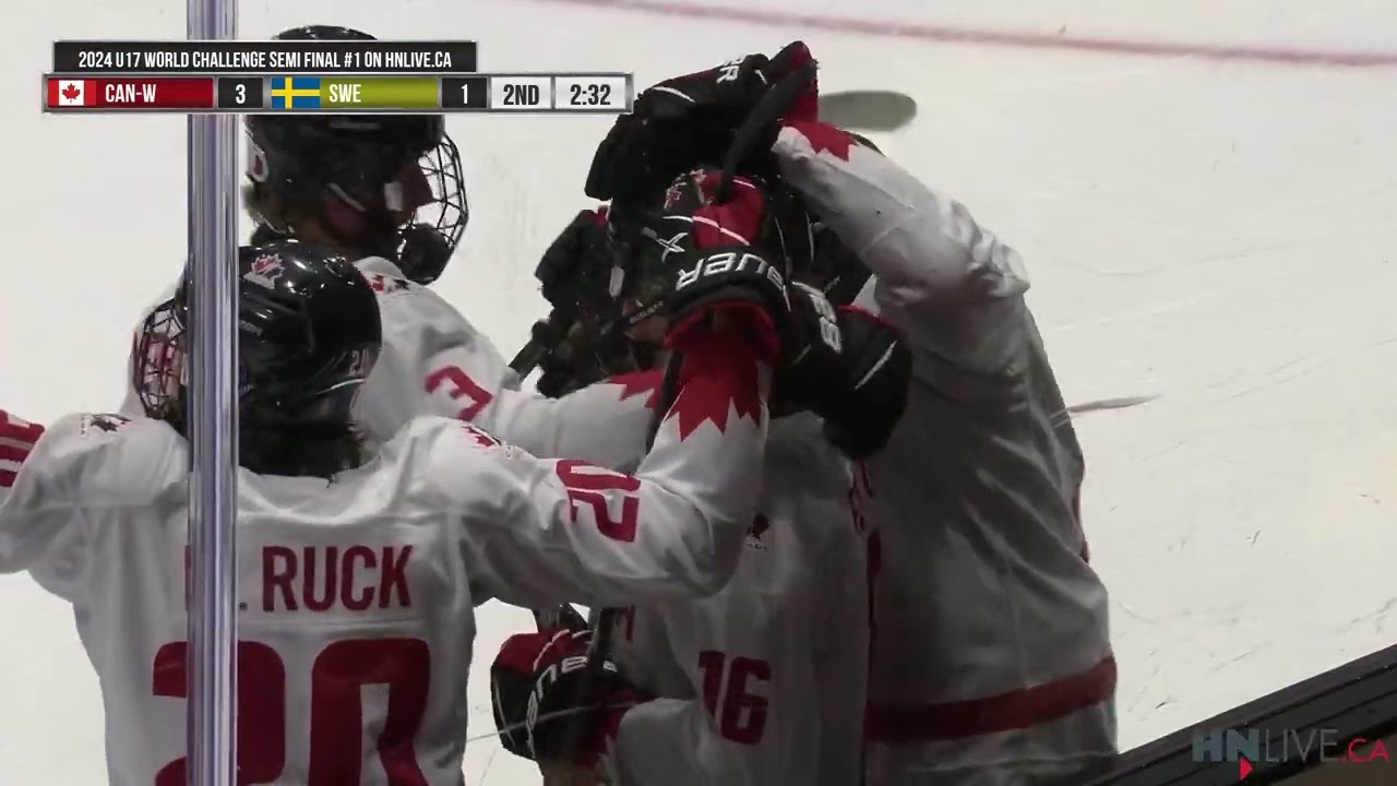 2024 HC U17 World Challenge - Semi-Final #1 - Canada White vs Sweden