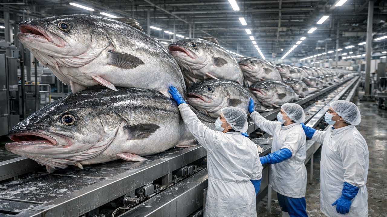 Millions of Fish Sticks per Day | Inside a High-Tech Surimi Factory