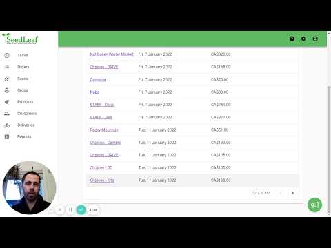 Customizing Product Sizes in SeedLeaf